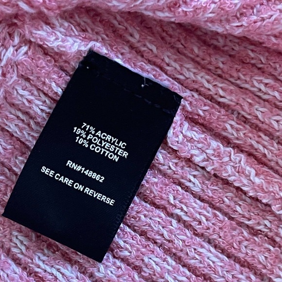 Women's Torrid Size 1X Pullover Drop Shoulder Sweater Baby Pink - Picture 6 of 6